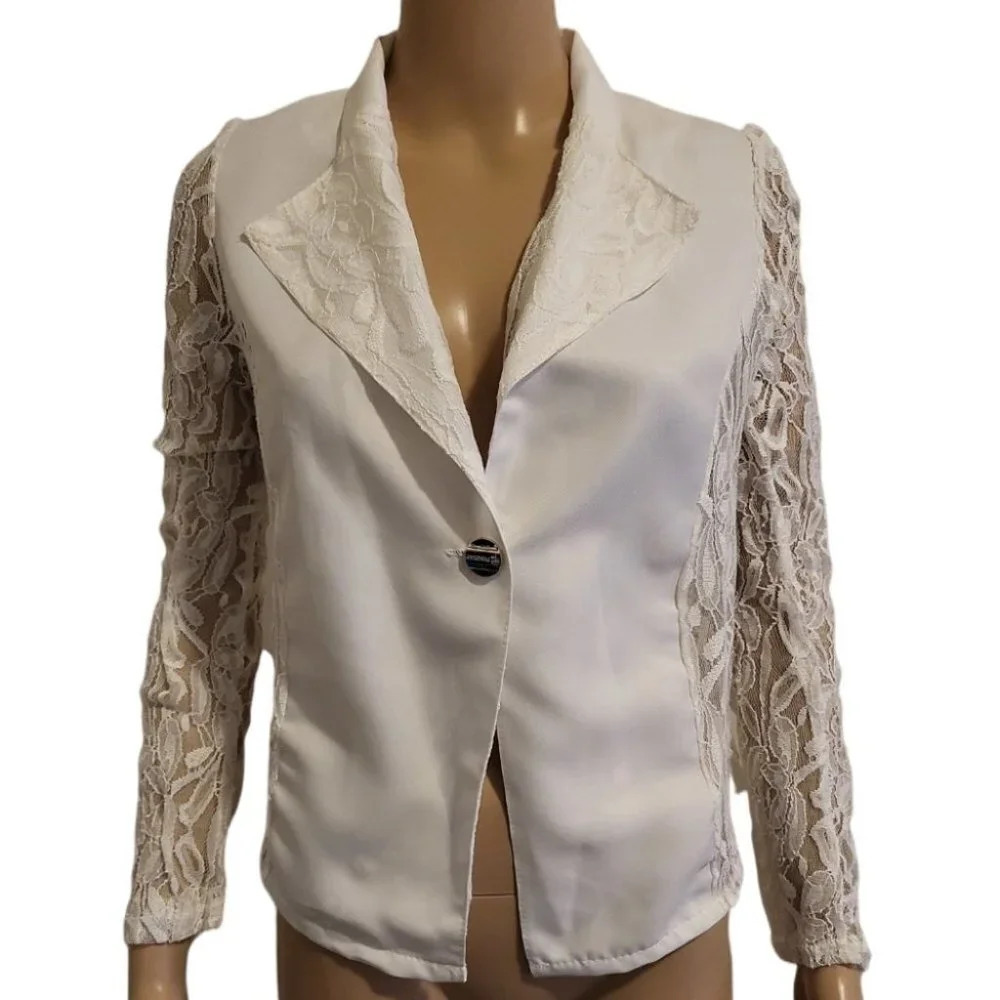 New Fashion Lace Blazer (size L)